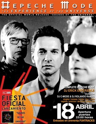 Fiesta de lanzamiento del nuevo álbum de Depeche Mode