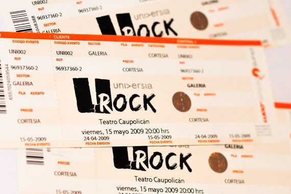 Entradas para el Universia U-Rock 3 Entradas para el Universia U-Rock 3