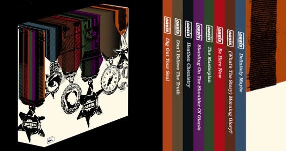 Box set de los discos de Oasis en vinilo Box set de los discos de Oasis en vinilo