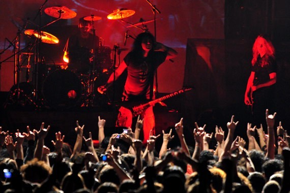 Kreator n' vivo en Santiago