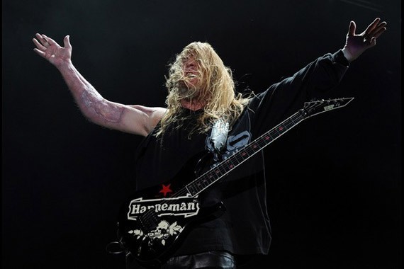Jeff Hanneman, guitarrista de Slayer | Fotografía de Kevin Winter/Getty Images