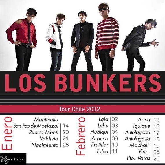 Los Bunkers - Tour Chile 2012