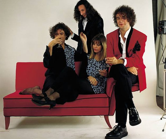 Gustavo Cerati, Fabiana Cantilo, Charly García y Fito Páez